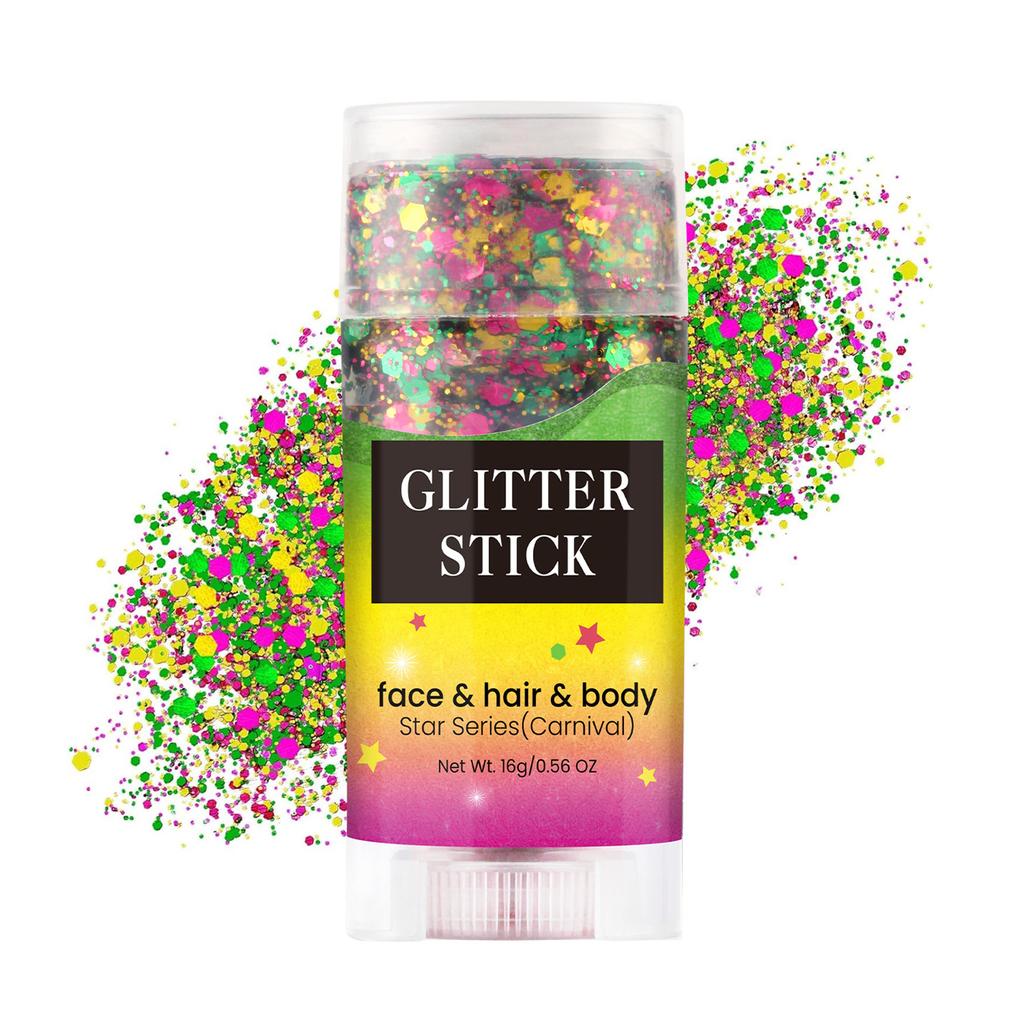 Colorful High-gloss Gel Liquid Eye Shadow Body Glitter Gel For Body, Face, Hair And Lip.Color Changing Glitter Gel Under Light 16g