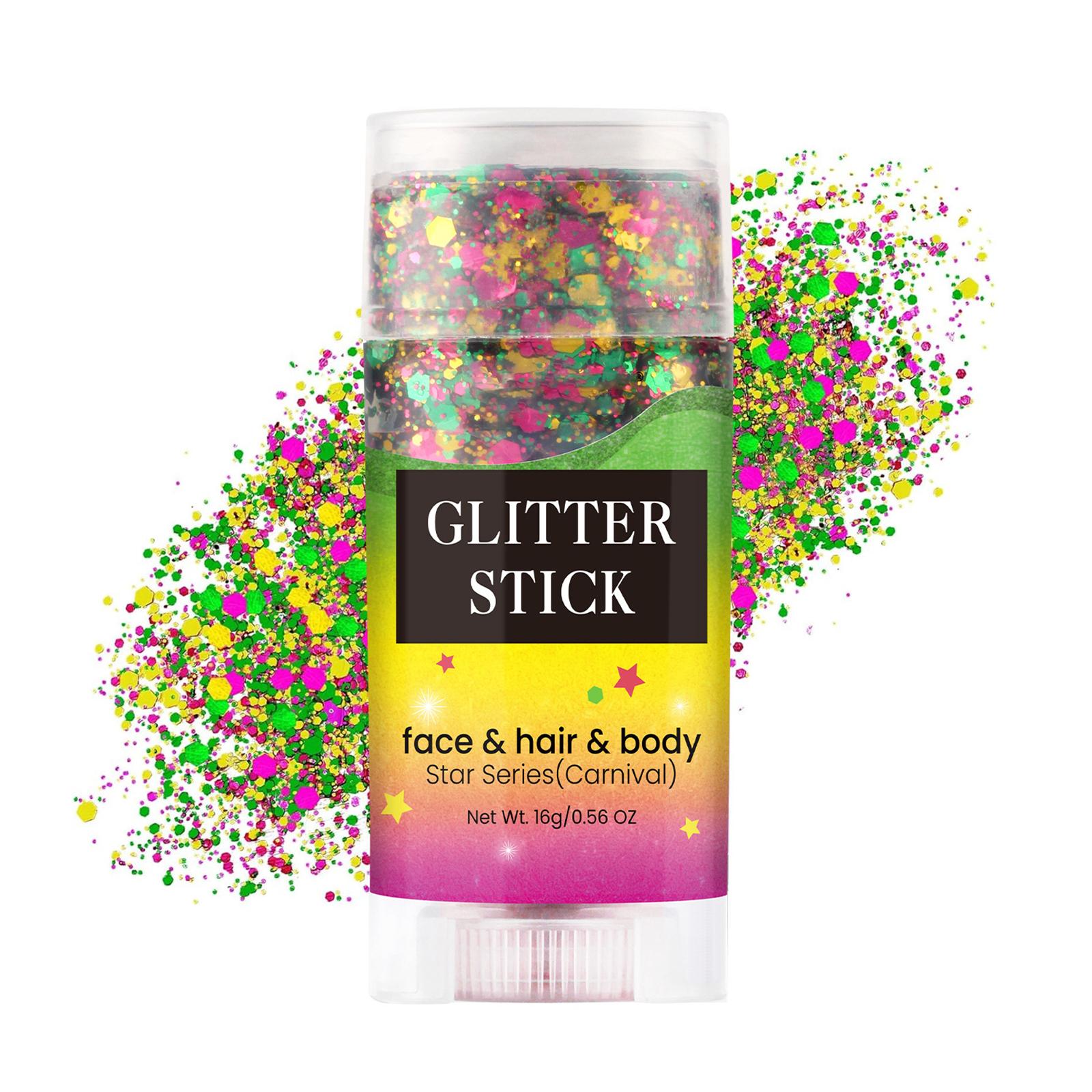 

Colorful High-gloss Gel Liquid Eye Shadow Body Glitter Gel For Body, Face, Hair And Lip.Color Changing Glitter Gel Under Light 16g One Size зелёный
