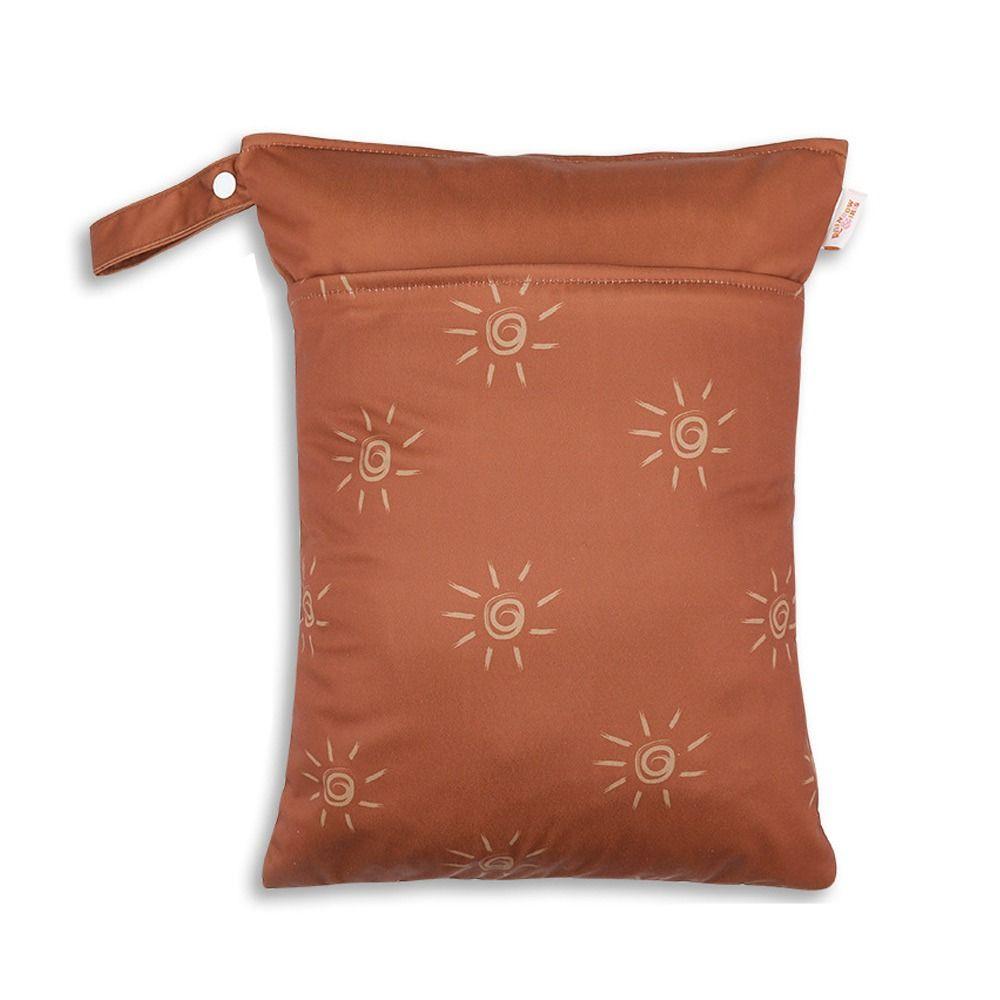 Travel High-Capacity Reusable Waterproof Wetbag Stroller Bag Zippered Double Cloth Diaper Bag