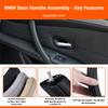 For BMW 5 Series E60 E61 520 523 525 530Li 2006-2010 Inner Door Handle Door Handle, LHD RHD Door Window Switch Cover