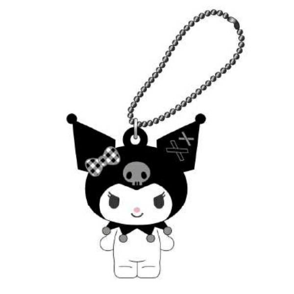 Sanrio Kuromi Matching Gingham Check Series PVC Mascot