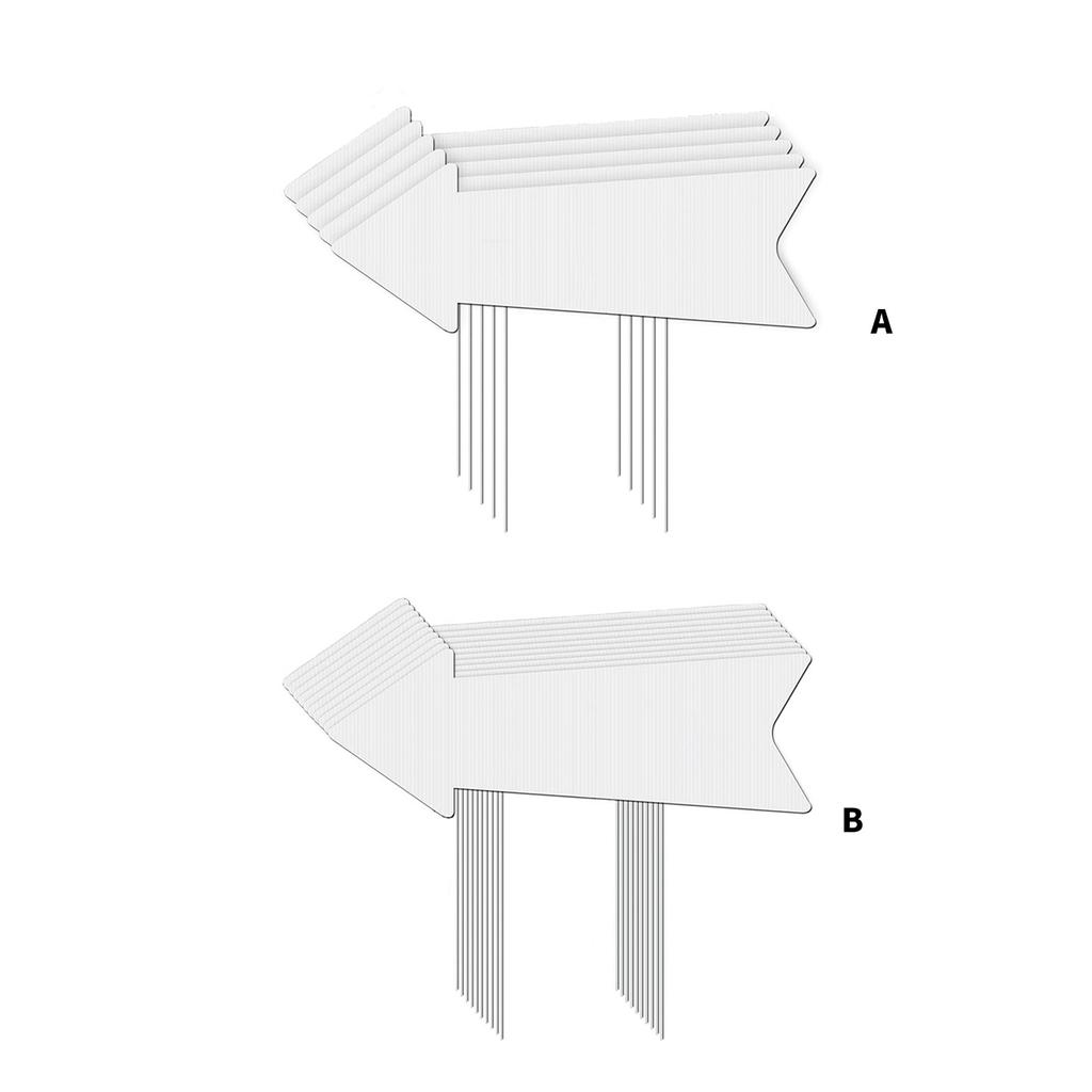 Weather Resistant Yard Sign With Ground Stake Durability Metal And Plastic For Outdoor Garden Decoration