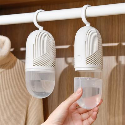 Clothes Dehumidification Box Reusable Hanging Dehumidifier Packs Anti-Mold With Water Collector&Hook For Wardrobe Closet Cabinet