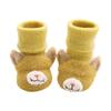 Verdickte Kinder-Mittelwadensocken: Warme, rutschfeste Cartoon-Babysocken für die ersten Gehversuche