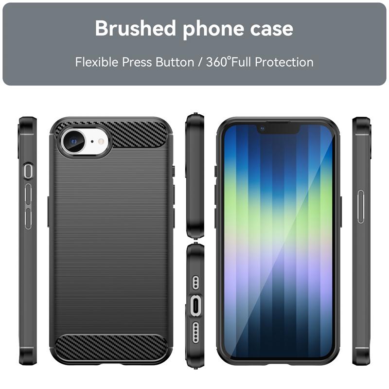 For iPhone 16e Case Cover iPhone 16e Capas New Armor Protective Phone Bumper Shockproof Back Soft TPU Fundas iPhone 16e Cover