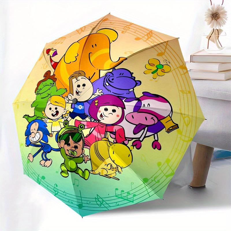 1pc Music Notes Themed High-quality Umbrella,Automatic Opening and Closing Umbrella,Multi-functional Umbrella G0811216