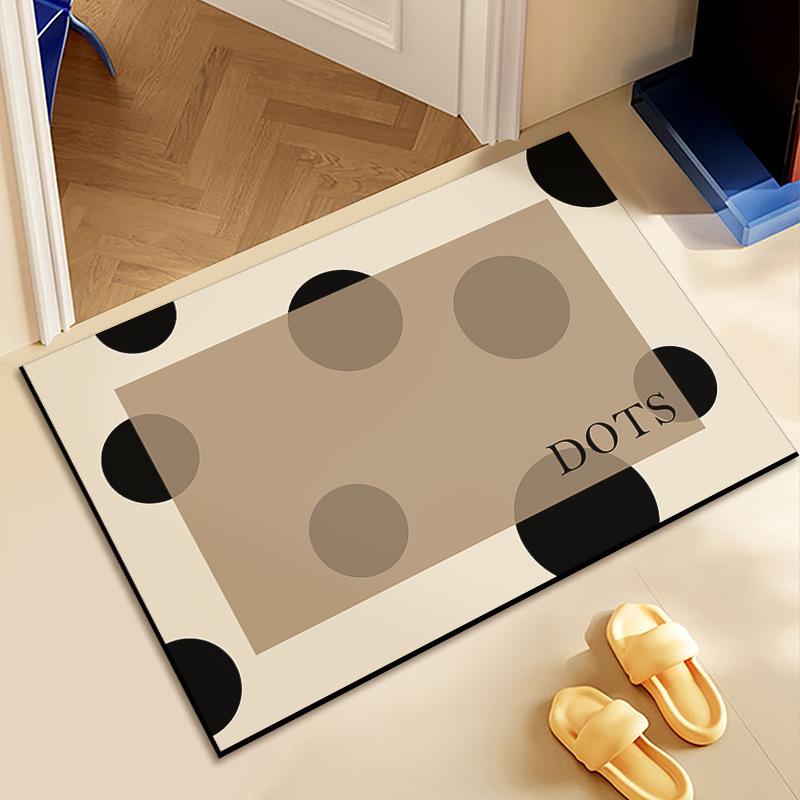 Tappetini Antiscivolo per Porta Bagno, Tappetini Asciugatura Rapida per Bagno, Tappetini Assorbenti per Pavimento Bagno, Tappeti Semplici per Bagno Toilette