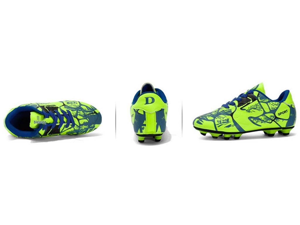New Unisex Outdoor Soccer Shoes for Kids and Teens - Long Stud, Trendy Design for Students