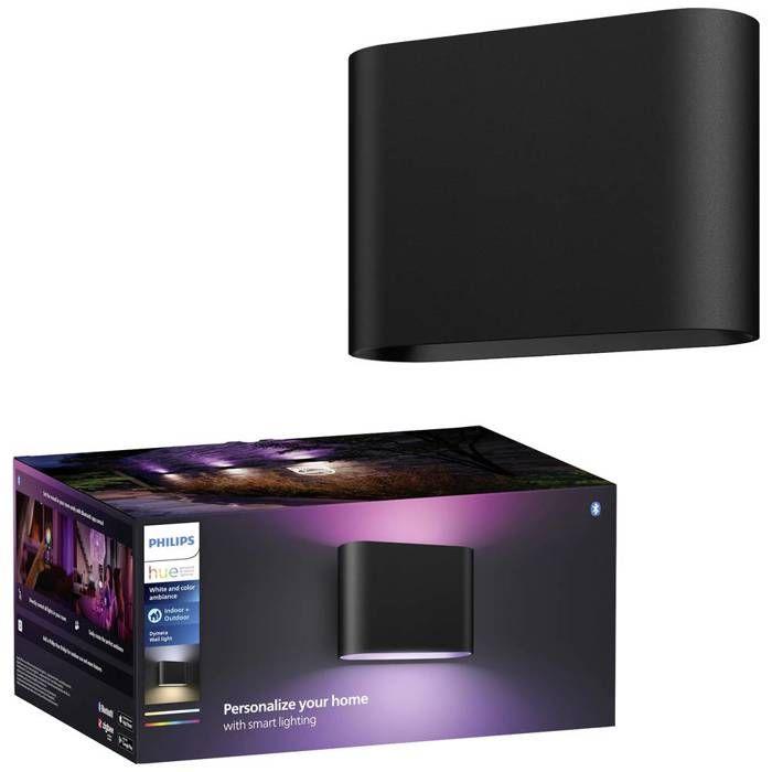 Hue Applique murale extérieure LED 8720169234505 Hue Dymera Wall light 10.2 W RVBB