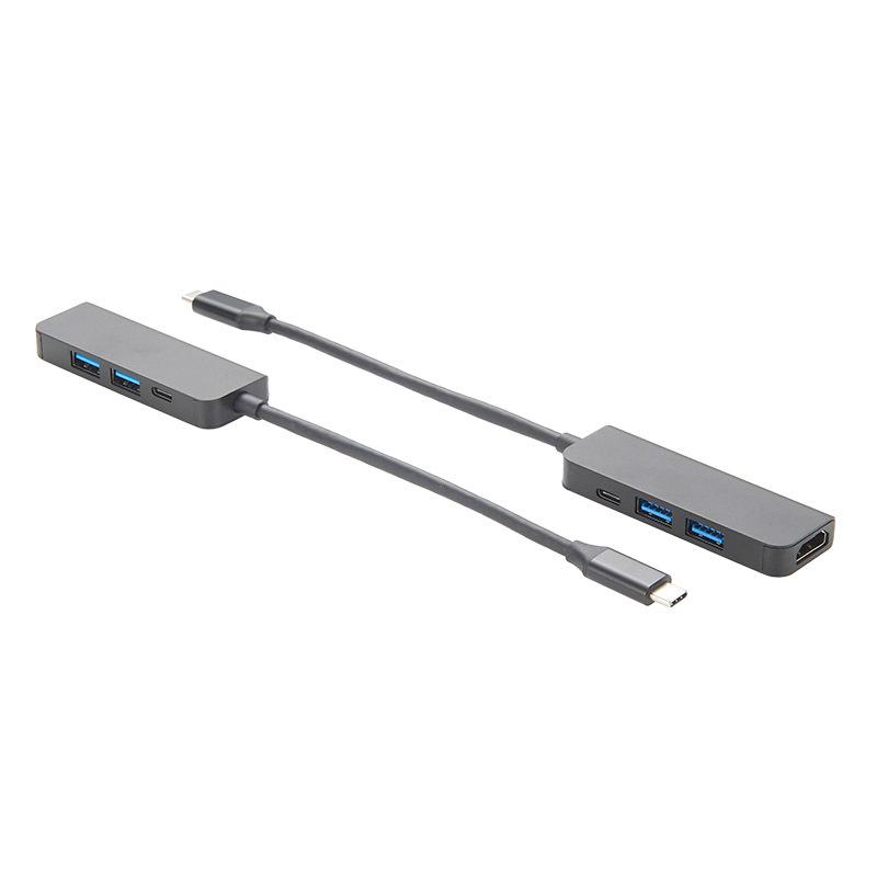 Dual USB-C High-Speed Hub for MacBook Pro/Air: 8-in-1 USB-C Card Reader Dock