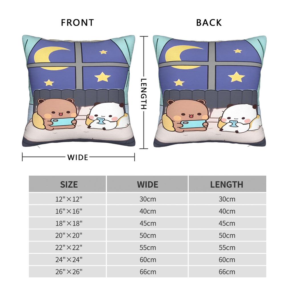 Pillow Cover Bubu Dudu  Morden Pillow Case For Couch Sofa Bedroom Pillowcases