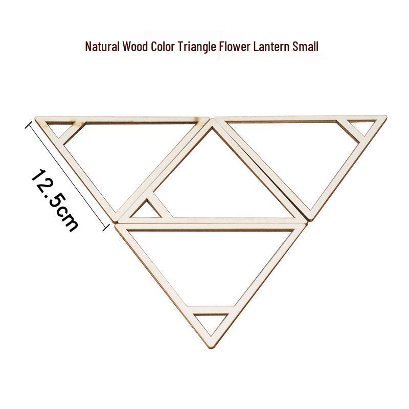 DIY Handmade Wooden Lantern Frame for Festival Decoration