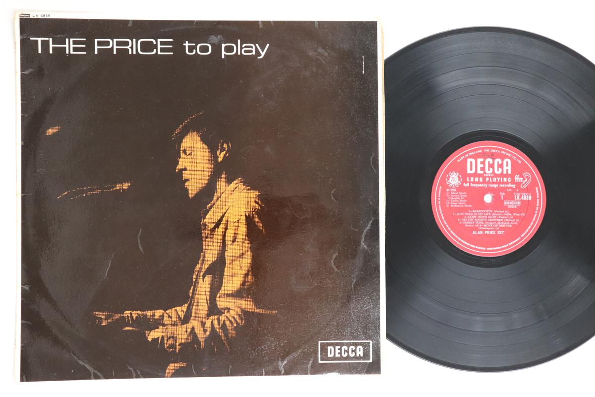 

LP Record ALAN PRICE SET - Price To Play LK4839 DECCA 1966 UK Rock Used