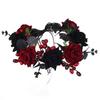 Butterfly Hair Bands Festive Flower Garland Ornament Skull Top Hair Accessories Intricate Artificial Flower Headwear For