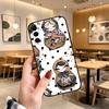 Adorable R-Russian Folk Art Doll  Phone Case Black Silicone Soft For Samsung Galaxy A73,A72,A71,A70,A53,A52,A51