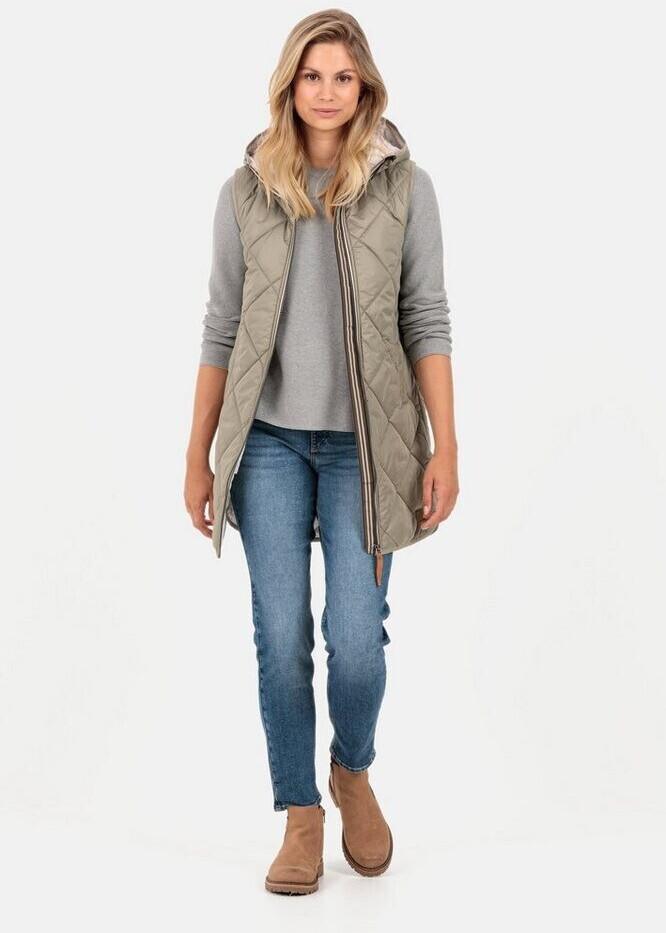 Зимняя куртка Camel Active Longweste с капюшоном из переработанного полиэстера (360330-2F41) шалфей