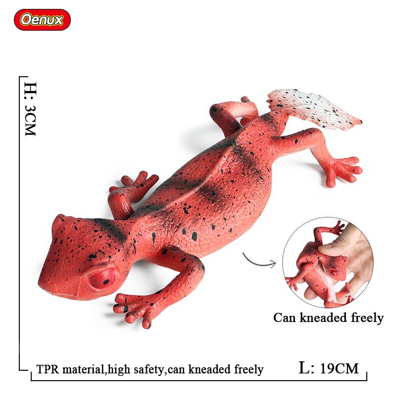 Oenux Reptile Simulation Snake Spider Lizard Insect Animals Model Action Figures Fun Anti Stress Soft TPR Halloween Toy Kid Gift