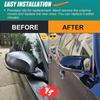 Rear Black Mirror Cover Caps M3 Style Car Parts For 2014-2024 Infiniti Q50 Q60