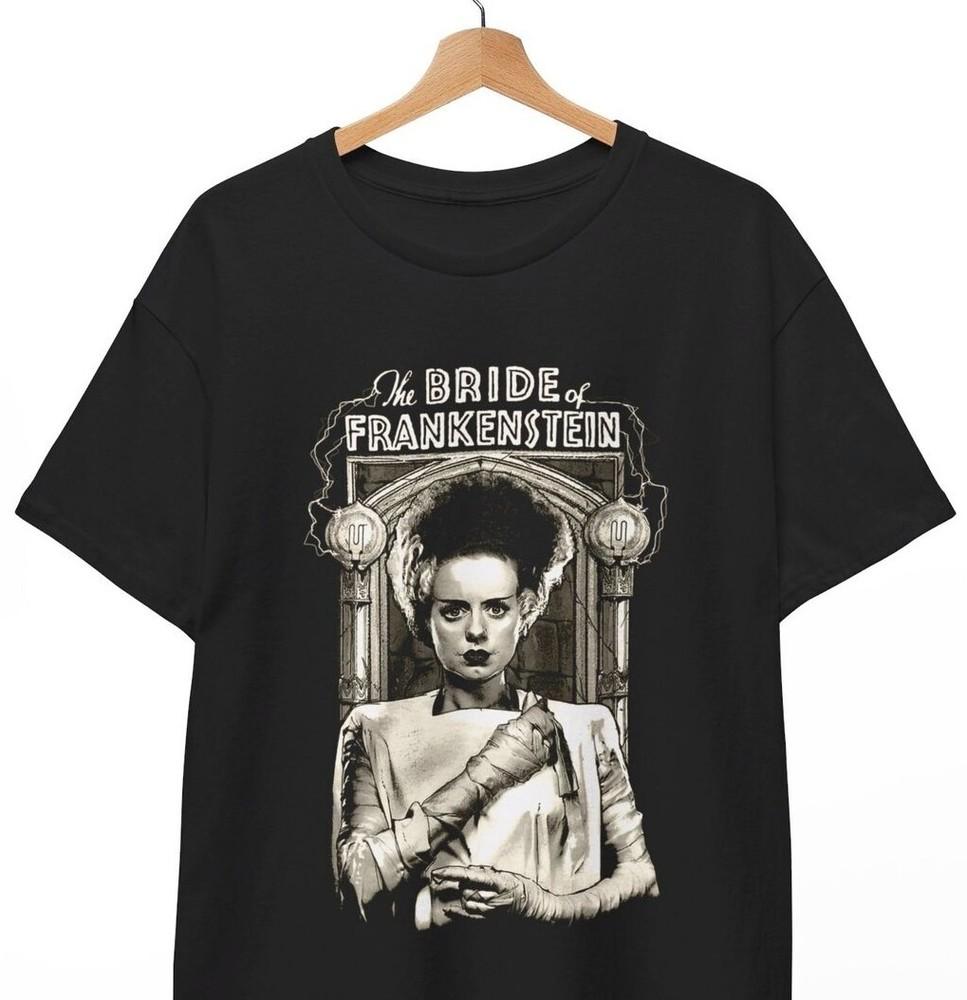 The Bride of Frankenstein T-Shirt, FRANKENSTEIN Horror Movie Monster Unisex Tee Unisex T-Shirt XXXXL