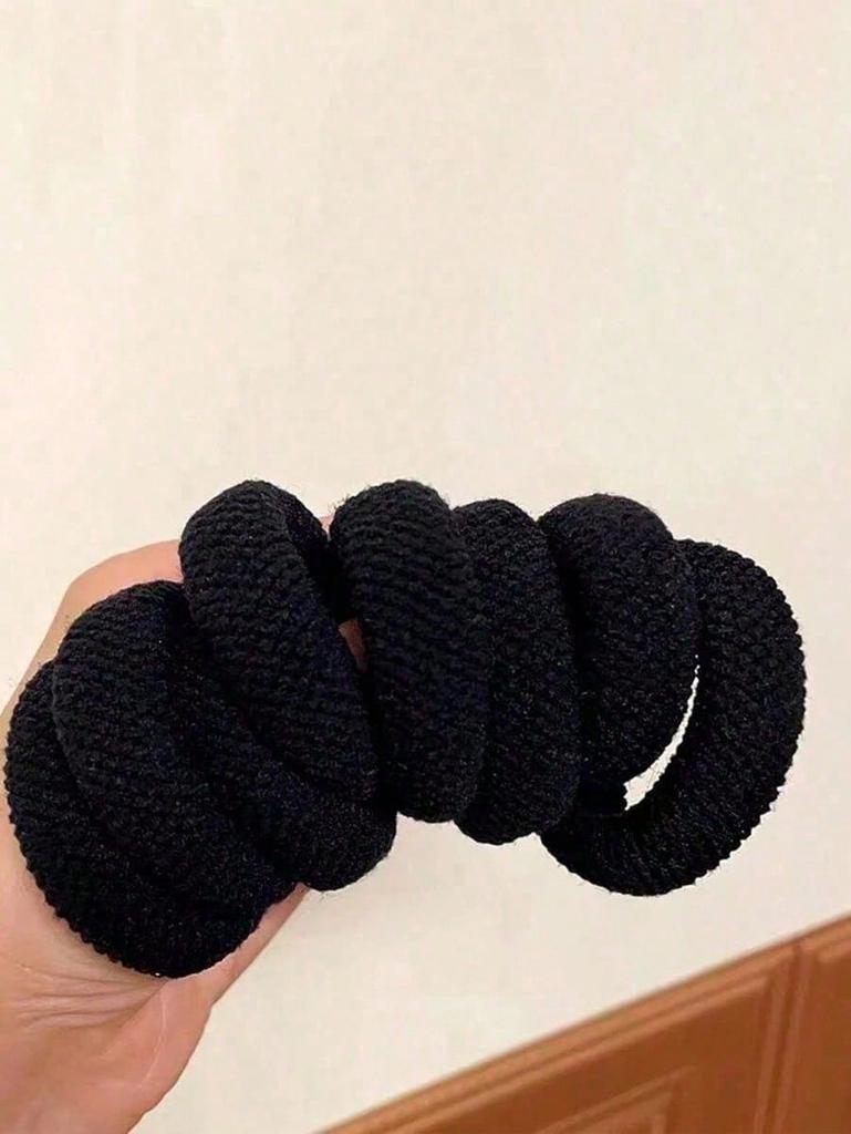 Mix Color High Elasticity Thickened Versatile Simple Scrunchies, Hair-Friendly Hair Tiesponytail Holdershair ElasticsHair Rope