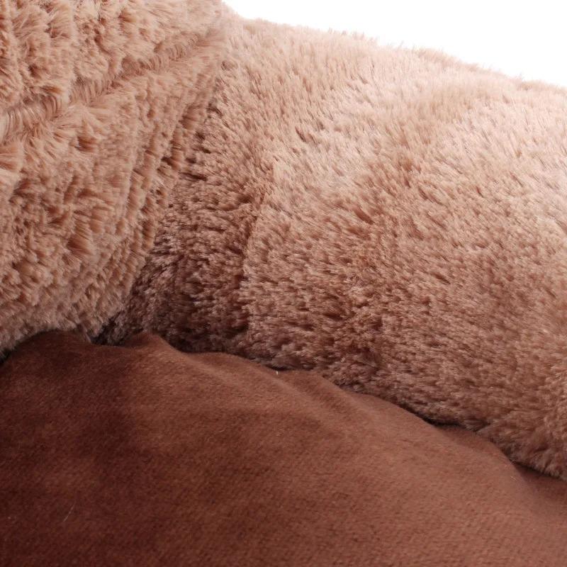 Dog Bed Cat Bed - Soft Washable Pet Sofa Mat With Supportive Cushion For Small, Medium, Large Home Use