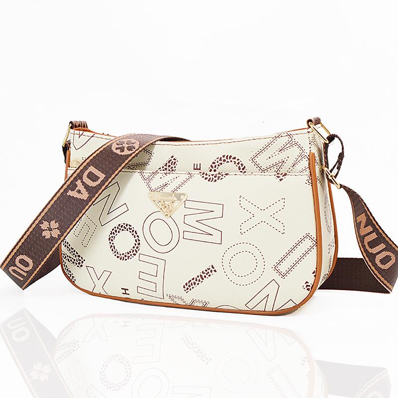 

ide shoulder strap crossbody bag women s new fashion trend large capacity texture middle-aged and elderly underarm shoulder women s bag