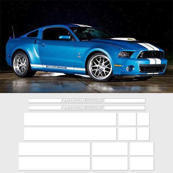 Ford Mustang American Muscle Car Hood Sticker