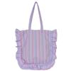 Fresh Checkered Ruffle One-Shoulder Lace Backpack: Cute Korean Style Tote for Daily Commute and Students