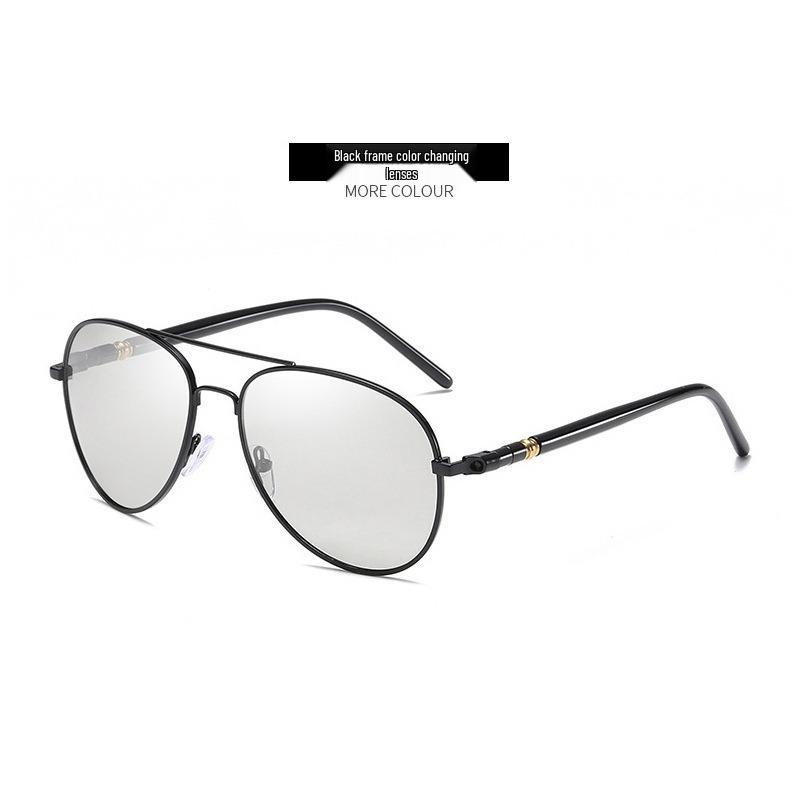 X209 Polarized Photochromic Day & Night Dual-Use Frog Eye Driving Sunglasses