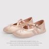 Bow Flat Single Shoes Women'S Shoes Summer Mary Jane Small Leather Shoes Sports Ballet Shoes Light Mouth Sandals