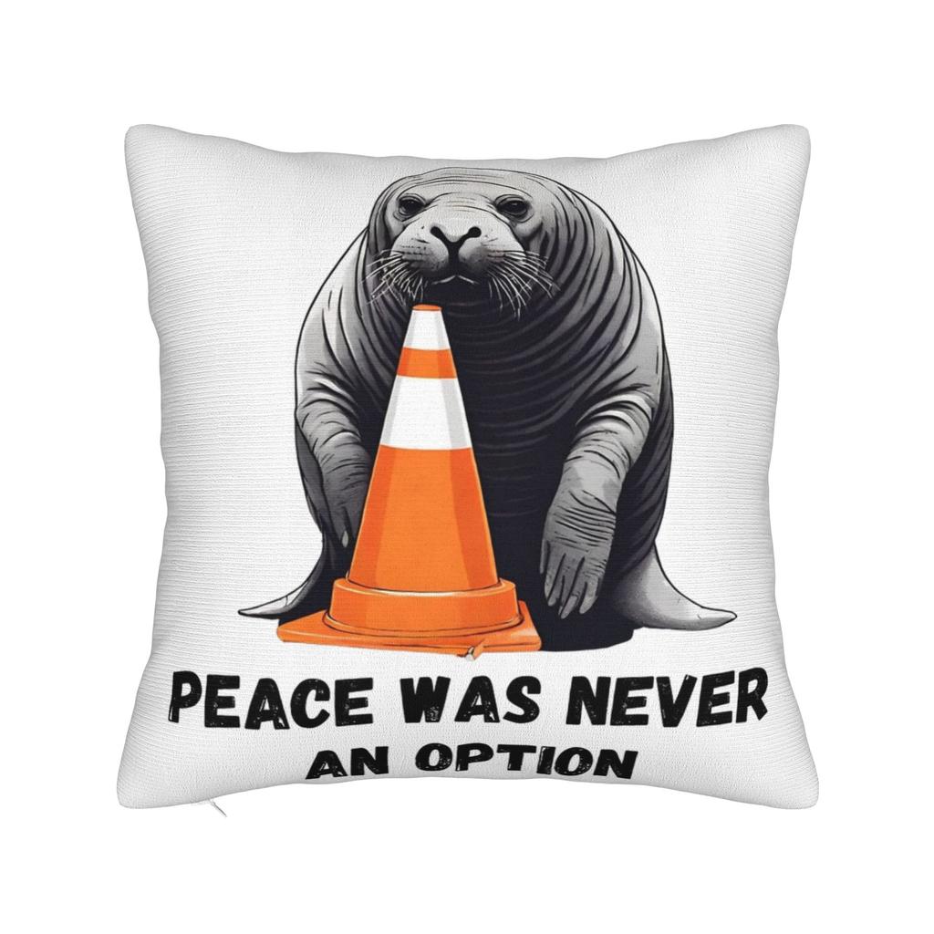 Neil The Seal Pillowcase Soft Polyester Cushion Cover Decoration Pillow Case Cover Home Wholesale 40*40cm