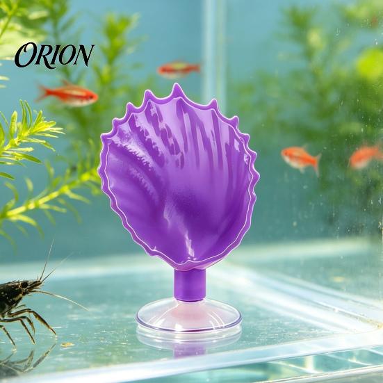 Colorful Aquarium Decor Betta Fish Hammock, Shell Resting Pad with Suction Cup, Aquatic Pet Supplies Bubble Nesting Habitat for Tank, Accessories Cup
