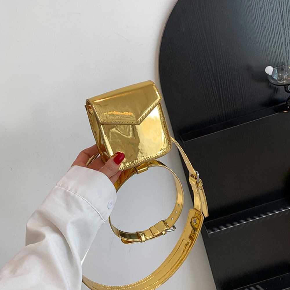 Leg Ring Glossy Fanny Pack Punk Motorcycle Waistpack Creative Thigh Harness Leg Bag  Girl