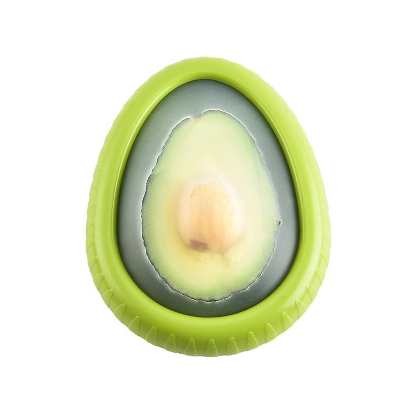 Transparent Film Food Storage Containers, 4-Pack Silicone Lid Freshness Keepers for Fruits Vegetables, Eco-Friendly Plastic Organizer Bins