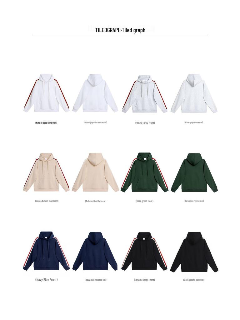 2024 Autumn/Winter Oversize Unisex Drop Shoulder Hoodie Sweatshirt