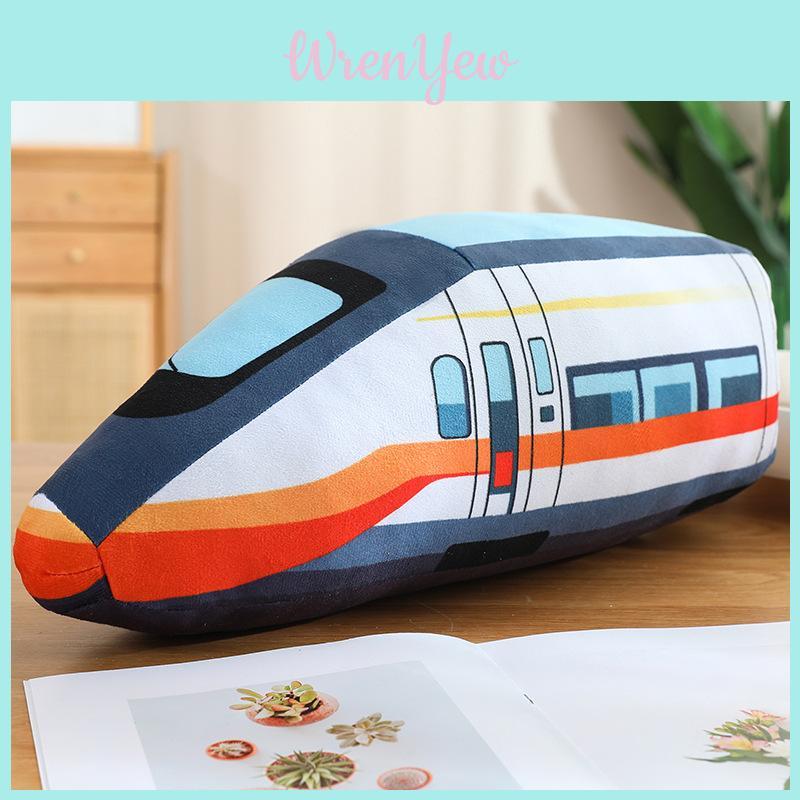 Childrens Aircraft Tanks Excavators Fire Trucks Bicycles Plush Pillows For Kids Bedroom