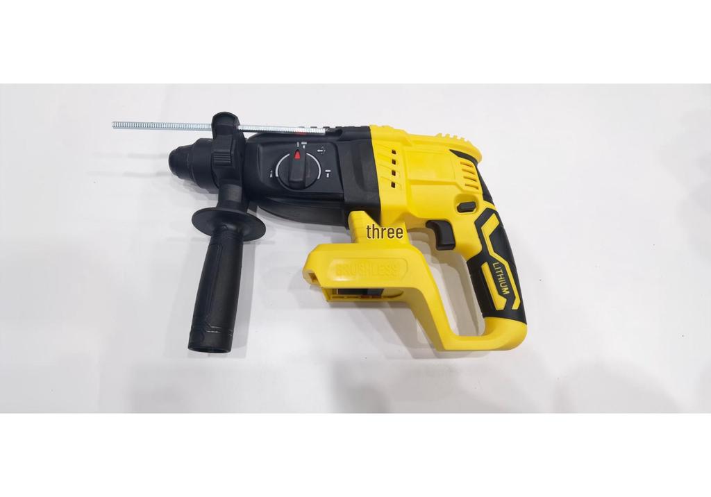High-Power Dual-Mode Brushless Rotary Hammer Drill with Rechargeable Lithium Battery