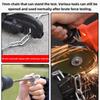 60cm Heavy Duty Anti-theft Bike Lock Portable Motorcycle Chain Lock with Keys Perfect for Scooters Bicycles Safety Security