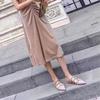 French niche fairy style square heel sandals 2025 summer outerwear new sexy lacquer leather bag head rivet low-heeled slippers