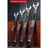 Wrench DualUse Plums Blossoms Open End Ratchets Wrenches 6mm-24mm Combination Spanners Nut Cutter Combined Key Repair Hand Tool