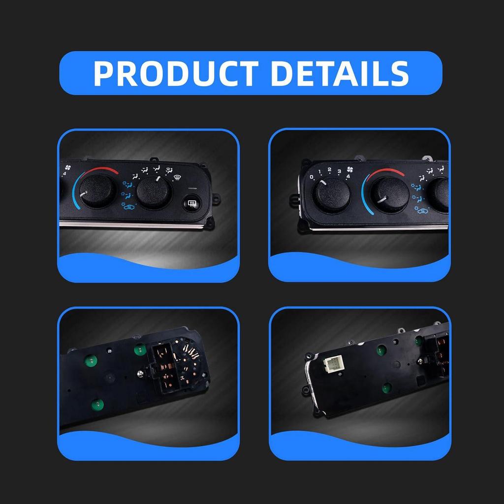 Chrysler & Dodge Air Conditioning Climate Control Panel Switch, Model 599-149.