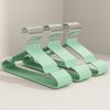 Children's Stainless Steel Non-Slip Clothes Hanger with Plastic Grip - Ideal for Underwear and Delicate Clothing.
