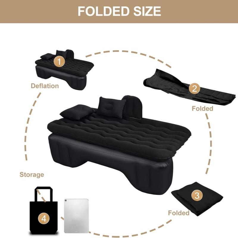 Handheld Outdoor Journey Car Campsite Mat Versatile Car Sofa Pillow Inflatable Travel Mattress Camping Air Sofa