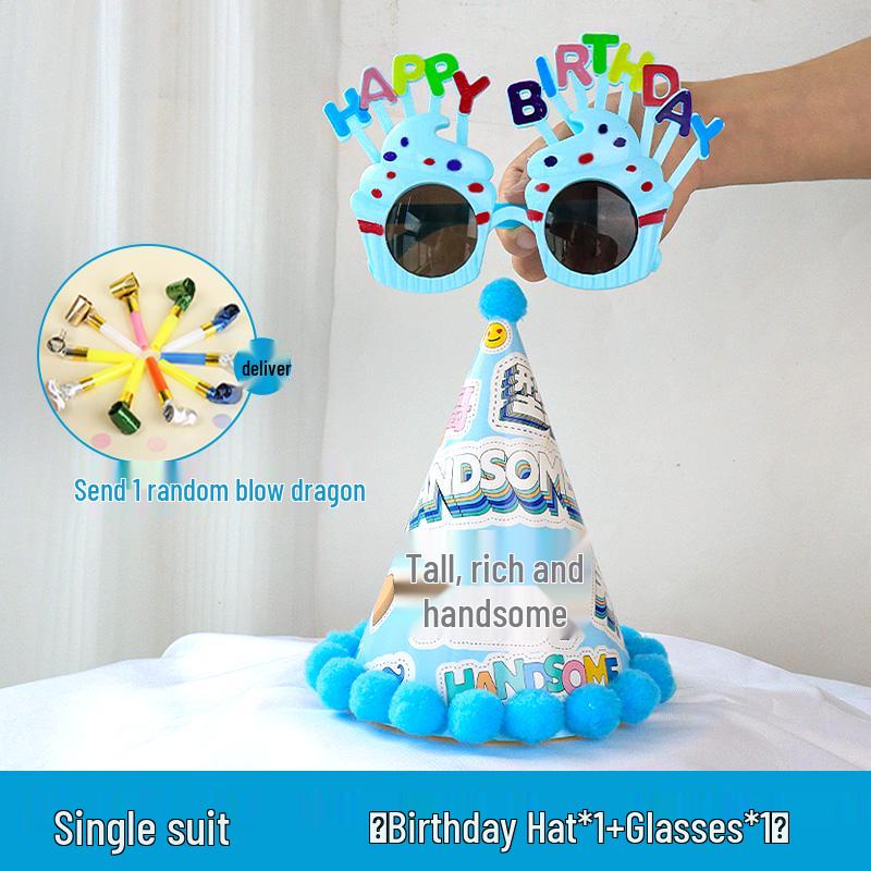 2025 Birthday Hat for Kids & Adults - First Birthday Party, Photo Props, Cake Hat