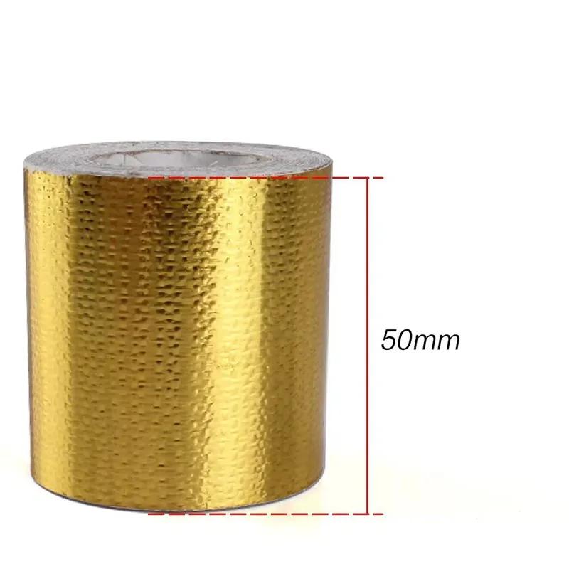 Modyfikacja Wydechu Samochodowego Odporna na Wysokie Temperatury Taśma z Włókna Aluminiowego Folia Aluminiowa Izolacja Cieplna Wydechu Modyfikacja