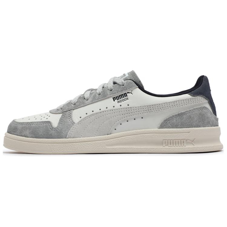 Puma Unisex Indoor Sneakers White Gray Black 401441-01 EU 43