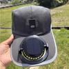 Solar Powered Cooling Fan Hat With USB Charging For Outdoor Activities 600mAh Rechargeable Adjustable Ventilated Sun Hat