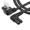 UL Certified Polarized Two-Pin Figure-8 Male-Female Extension Cord