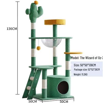 Wizard of Oz Themed Cat Tree with Space Capsule