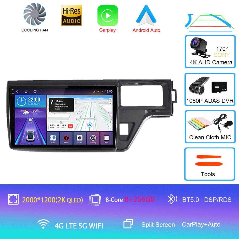 Android 14 Car Radio For Honda Stepwgn 5 2015 - 2021 Right Drive Player Multimedia Navigation Stereo GPS No 2din 2 Din Dvd